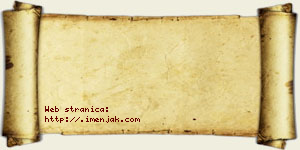 Jovana Dmitrović vizit kartica